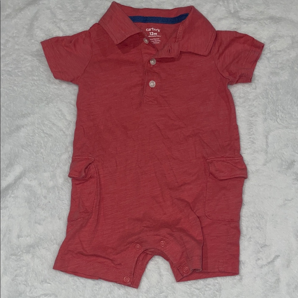 Carter's Coral Romper